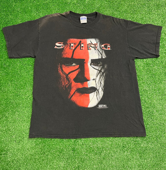 Vintage 1998 WWE Sting Shirt Size Adult XL